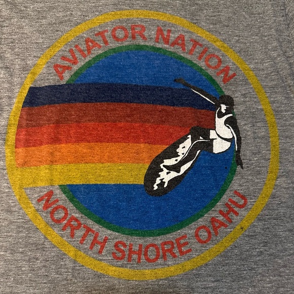 Aviator Nation pre-loved SIGNATURE BOYFRIEND TEE - Picture 3 of 16